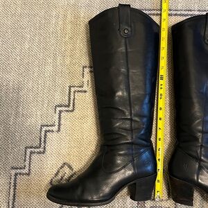 Frye Black Leather Boots